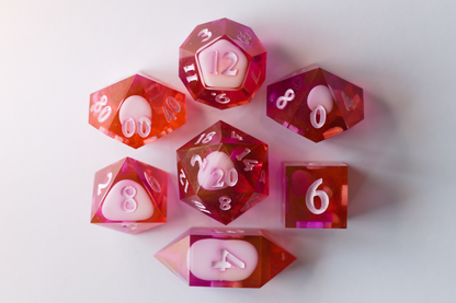 "Charm Person" 7 piece dice set