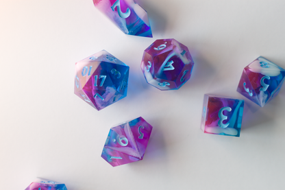 "Vicious Mockery" 7 piece dice set