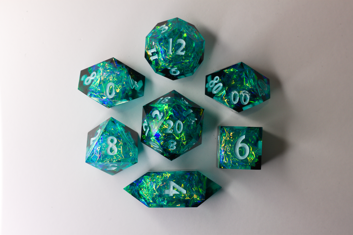 "Arcane Recovery" 7 piece dice set