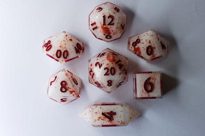 "Killing Spree" 7 piece dice set